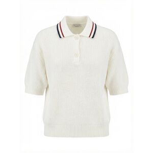 Brunello Cucinelli Women Rib Knit Polo Sweater